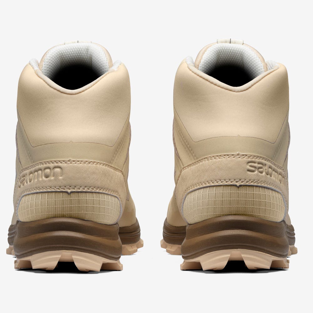 Women's Salomon FELL RAISER FOR GR10K Sneakers Brown/Light Yellow | CFMP-17495
