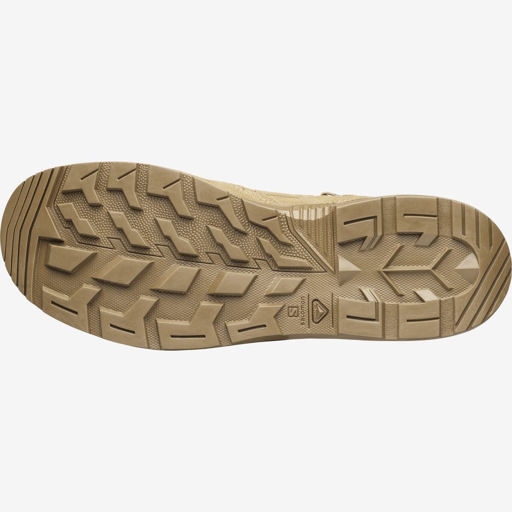 Women's Salomon GUARDIAN CLIMASALOMON™ WATERPROOF Tactical Boots Brown | ZKEO-03216