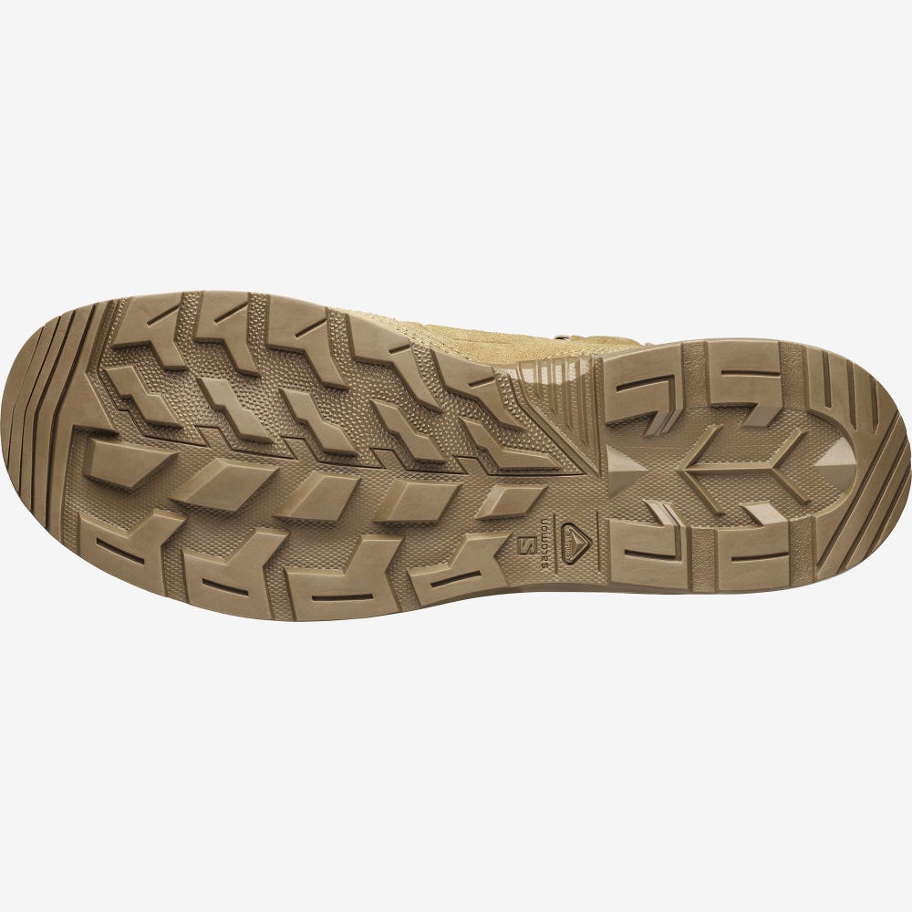 Women's Salomon GUARDIAN Tactical Boots Brown | LPND-92573