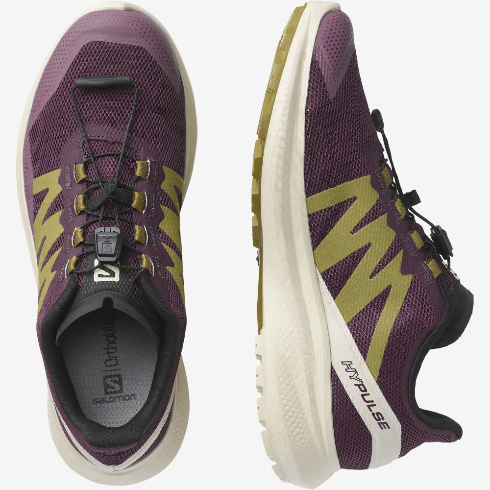 Women's Salomon HYPULSE Trail Running Shoes Purple/Green | SEUR-04127