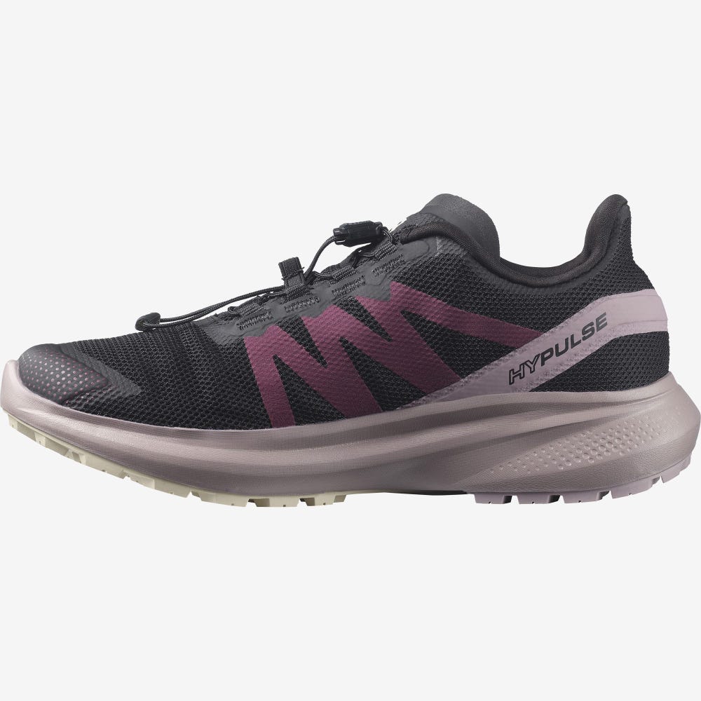 Women's Salomon HYPULSE Trail Running Shoes Black | WYHS-38049