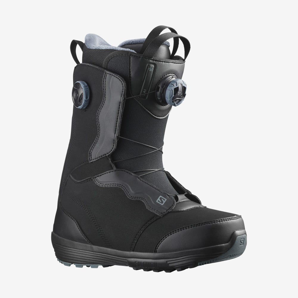 Women\'s Salomon IVY BOA Snowboard Boots Black | YTHA-94150