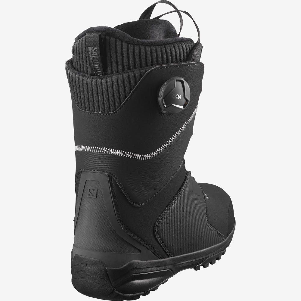 Women's Salomon KIANA DUAL BOA Snowboard Boots Black/Silver | LJYI-21385