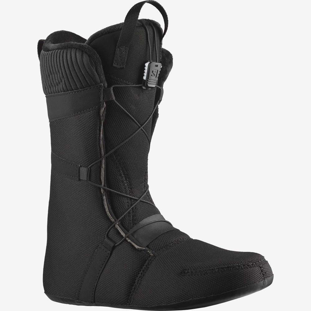 Women's Salomon KIANA DUAL BOA Snowboard Boots Black/Silver | LJYI-21385