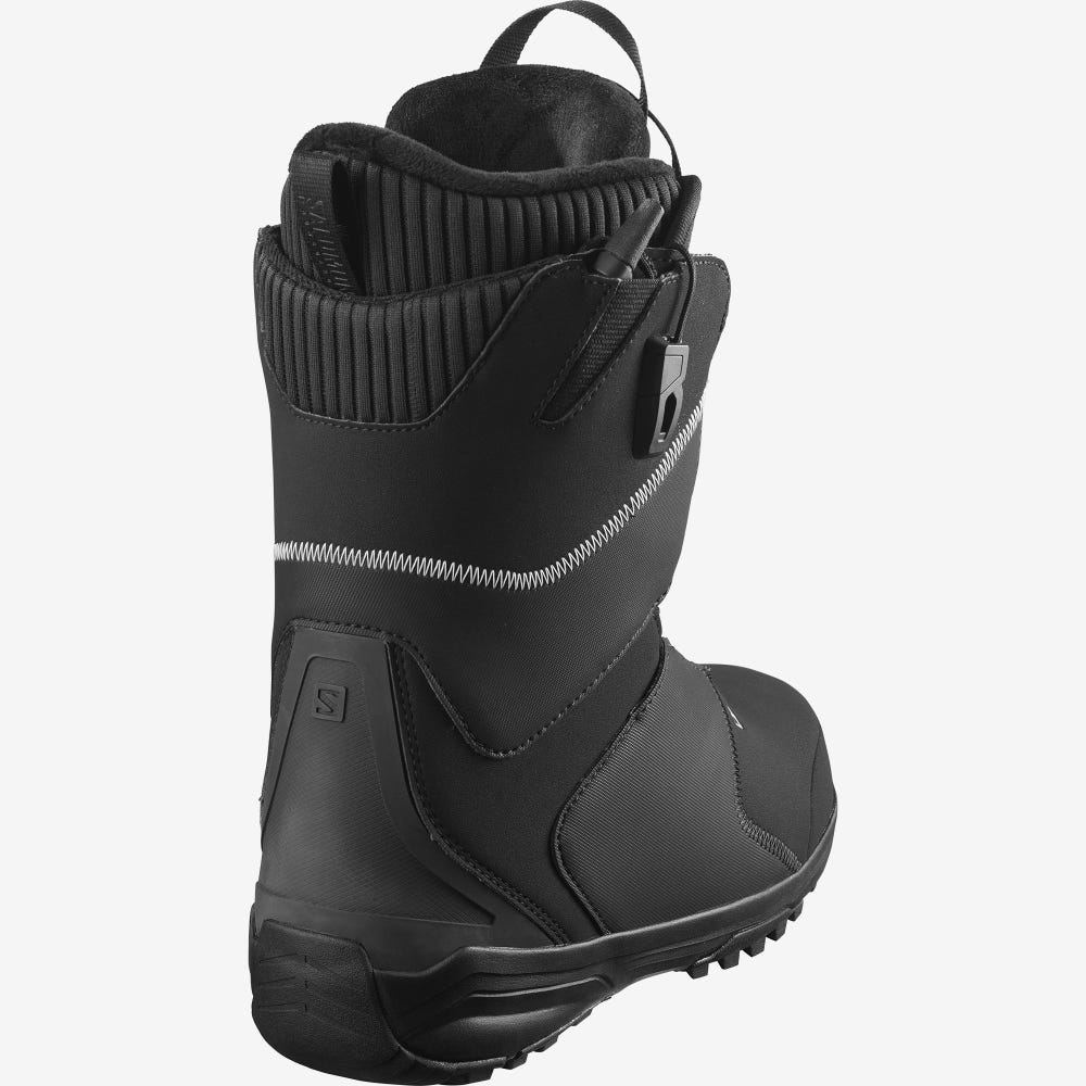 Women's Salomon KIANA Snowboard Boots Black/Silver | GSOY-32105