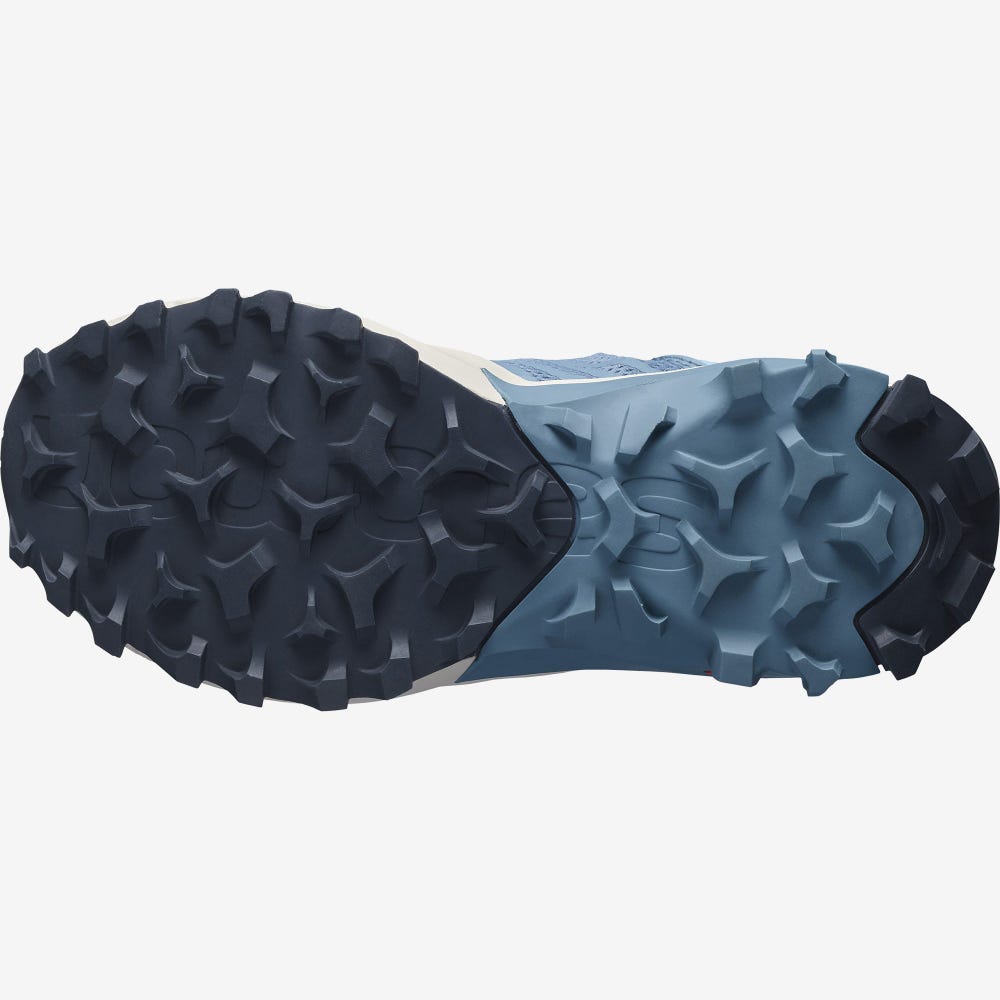 Women's Salomon MADCROSS GORE-TEX Trail Running Shoes Blue | OKZU-36249