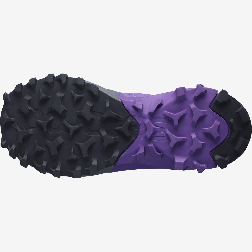 Women's Salomon MADCROSS Trail Running Shoes Royal Purple | CJKV-82196