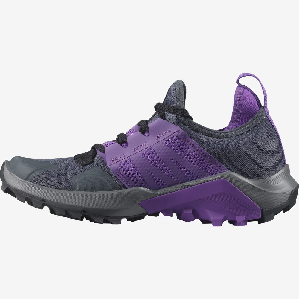 Women's Salomon MADCROSS Trail Running Shoes Royal Purple | CJKV-82196
