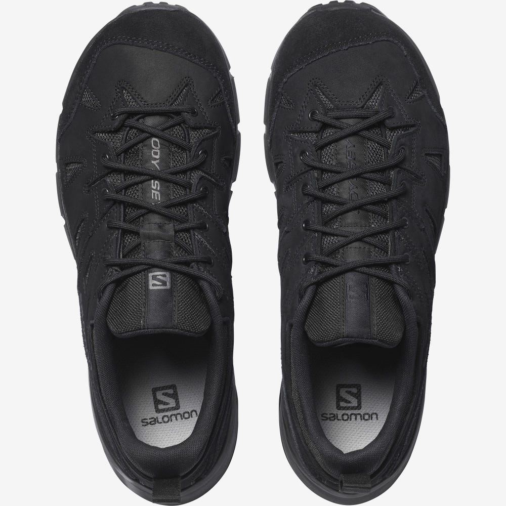 Women's Salomon ODYSSEY ADVANCED Sneakers Black | EINT-43826