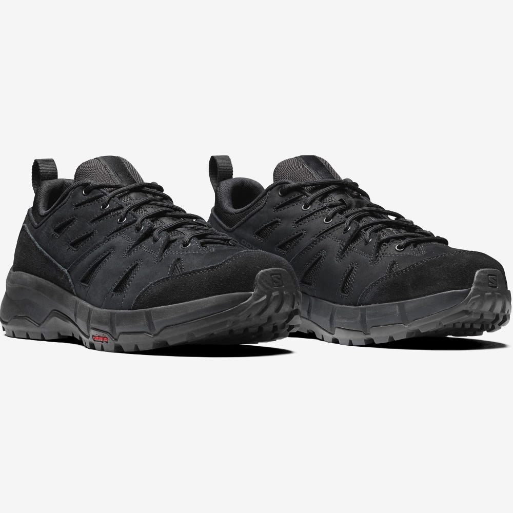 Women's Salomon ODYSSEY ADVANCED Sneakers Black | EINT-43826