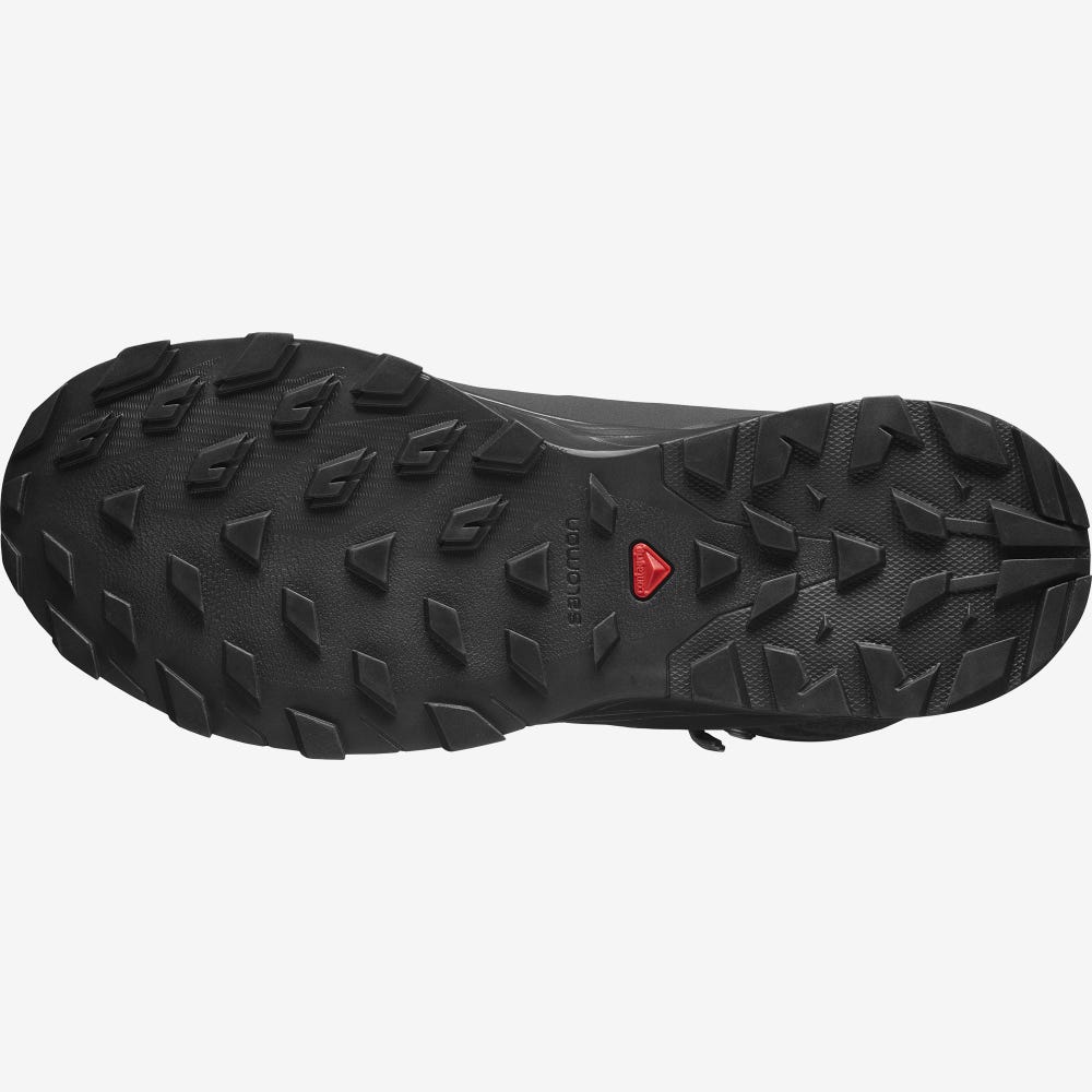 Women's Salomon OUTBLAST THINSULATE™ CLIMASALOMON™ WATERPROOF Hiking Boots Black | HGYM-08324