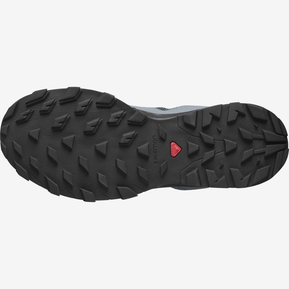 Women's Salomon OUTLINE GORE-TEX Hiking Shoes Grey/Black | HAKM-17432