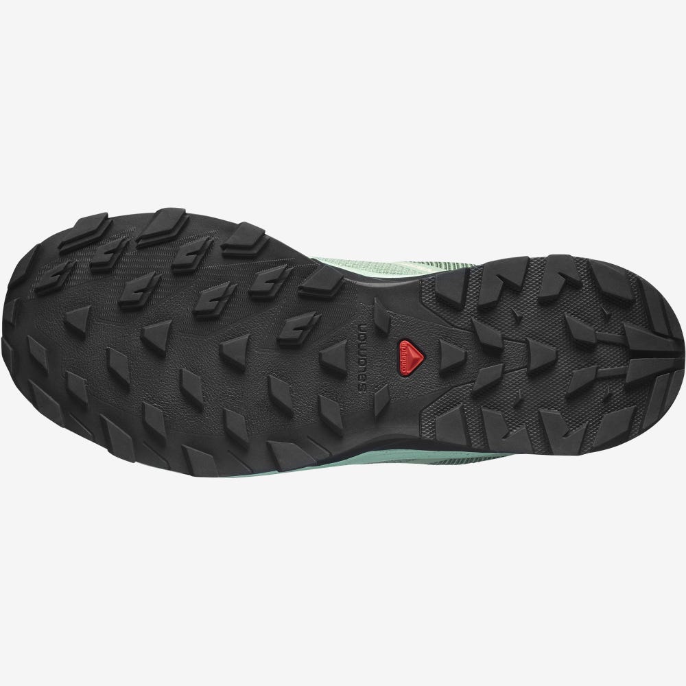 Women's Salomon OUTLINE PRISM GORE-TEX Hiking Shoes Black | PCLA-03857