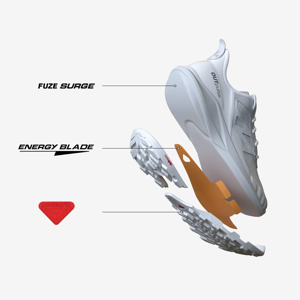 Women's Salomon OUTPULSE GORE-TEX Hiking Shoes Apricot/Black | JNFL-32586