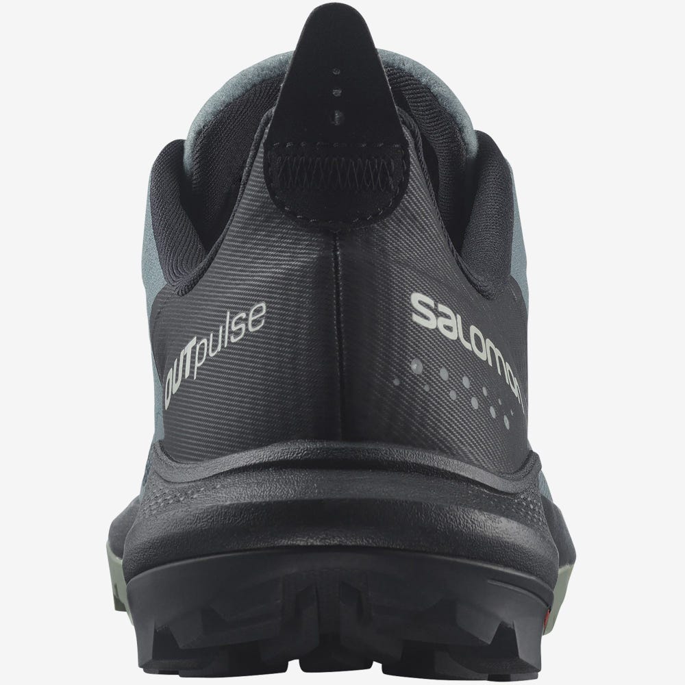 Women's Salomon OUTPULSE Hiking Shoes Grey/Black | FBKW-08234