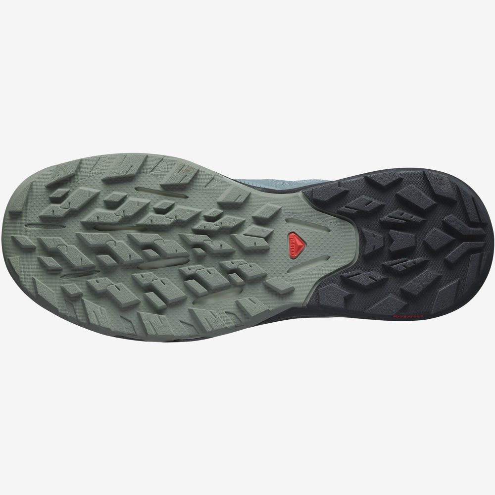 Women's Salomon OUTPULSE Hiking Shoes Grey/Black | FBKW-08234