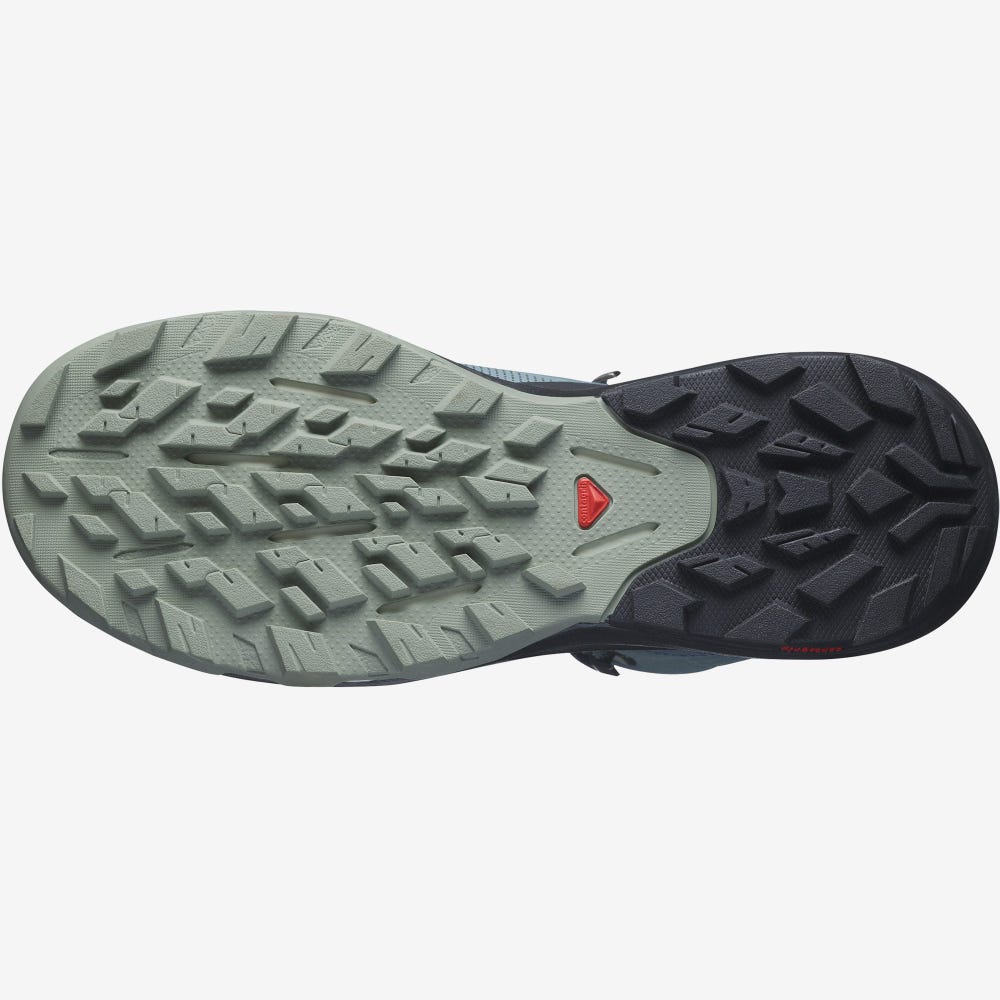 Women's Salomon OUTPULSE MID GORE-TEX Hiking Boots Grey/Black | TSBN-42513