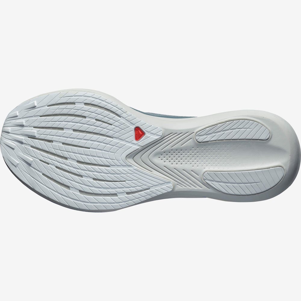 Women's Salomon PHANTASM Running Shoes Blue/White | DZVS-23741