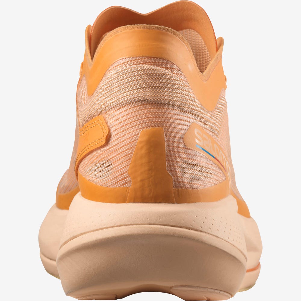 Women's Salomon PHANTASM Running Shoes Orange/Cream/Green | EWLA-08753