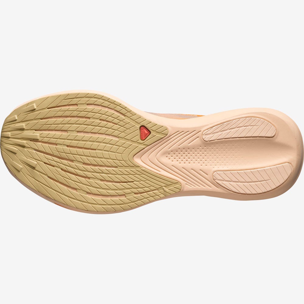 Women's Salomon PHANTASM Running Shoes Orange/Cream/Green | EWLA-08753