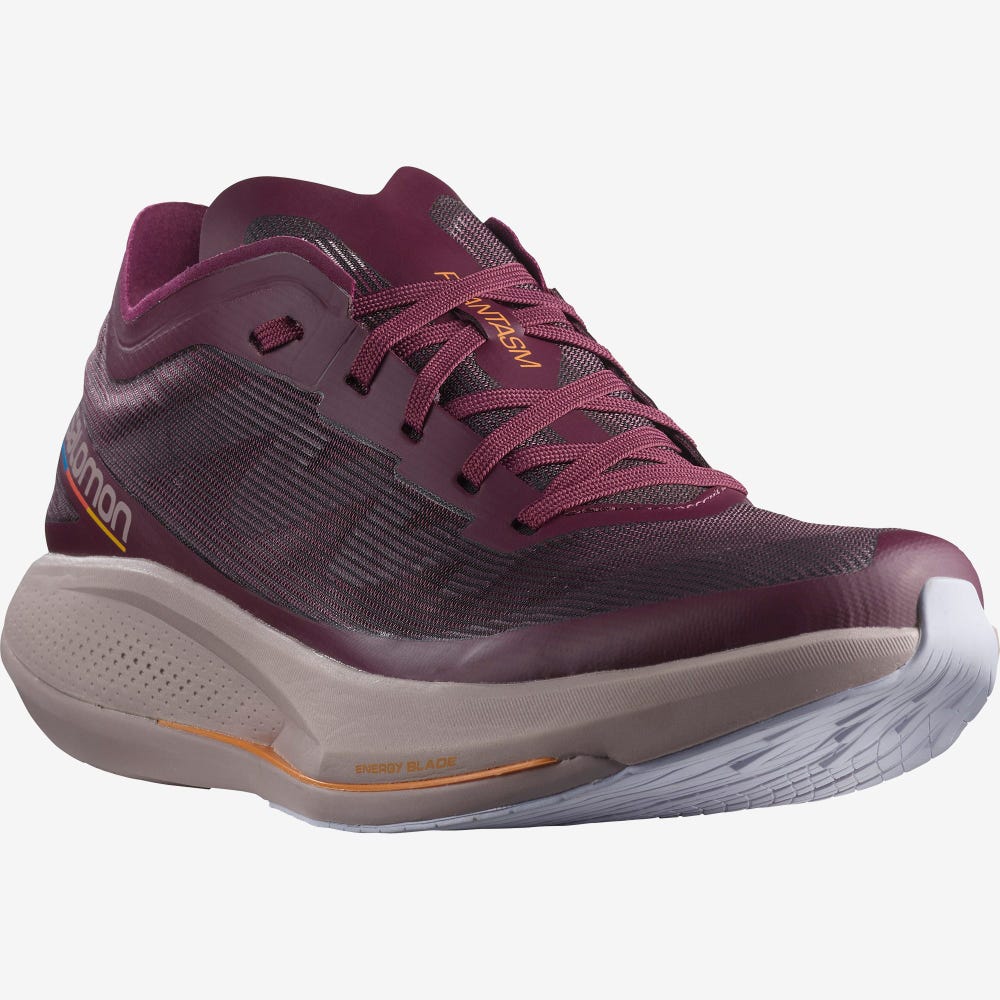 Women's Salomon PHANTASM Running Shoes Purple/Purple | MEGA-36950