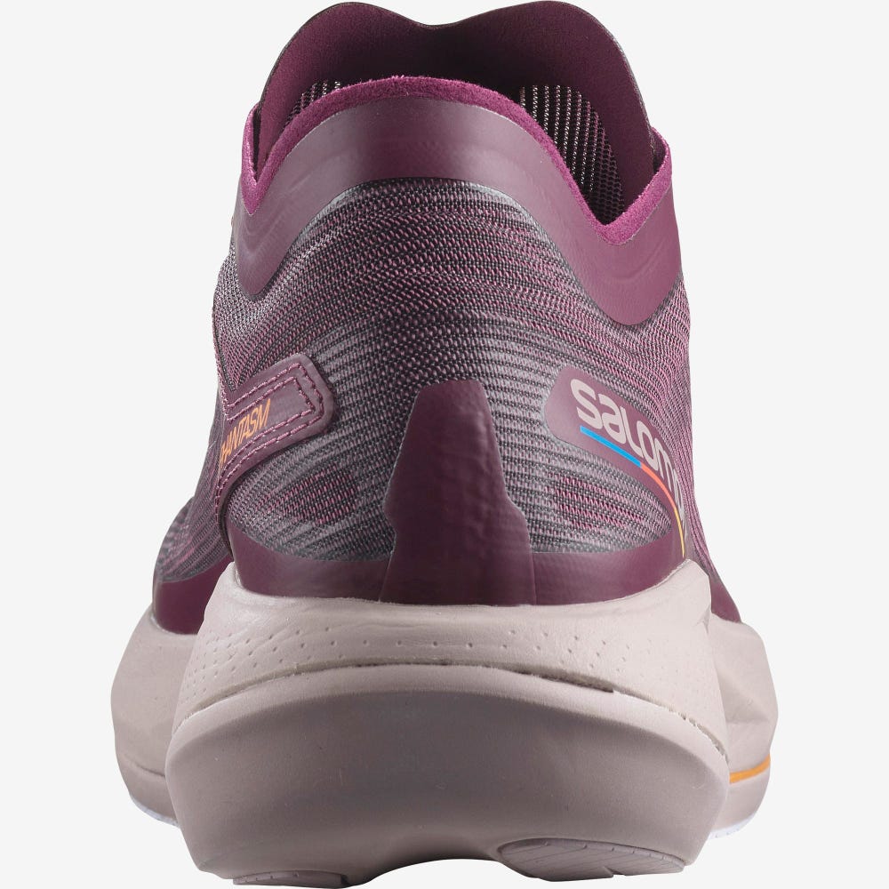 Women's Salomon PHANTASM Running Shoes Purple/Purple | MEGA-36950