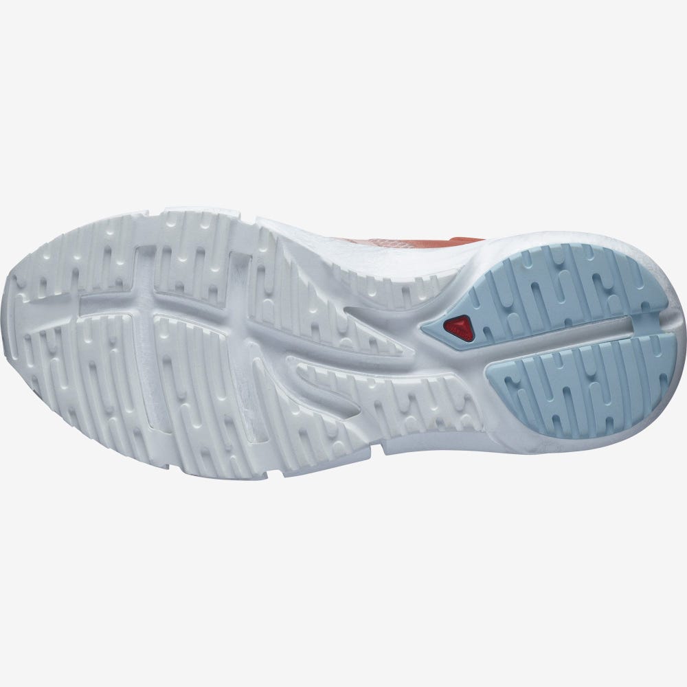 Women's Salomon PREDICT 2 Running Shoes Orange/Blue | LCYH-27601