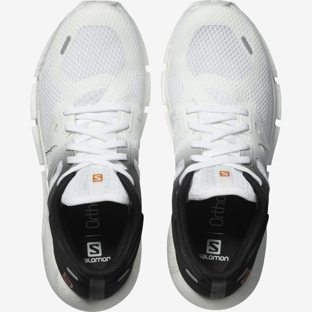 Women's Salomon PREDICT 2 Running Shoes White/Black/White | NYVS-08276