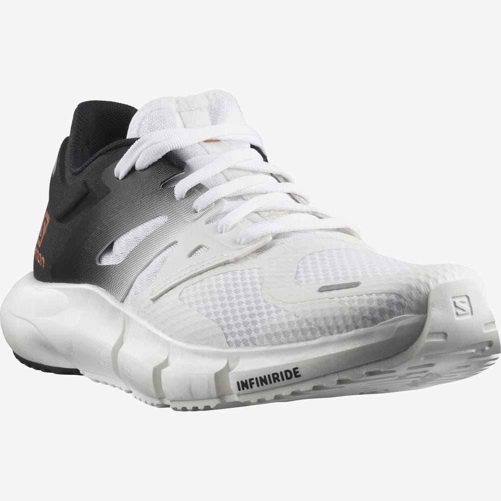 Women's Salomon PREDICT 2 Running Shoes White/Black/White | NYVS-08276