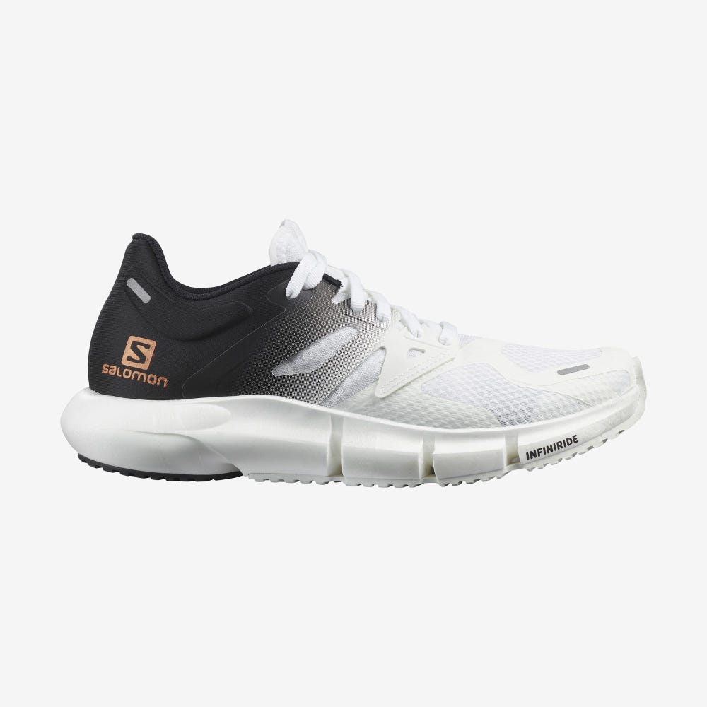 Women\'s Salomon PREDICT 2 Running Shoes White/Black/White | NYVS-08276
