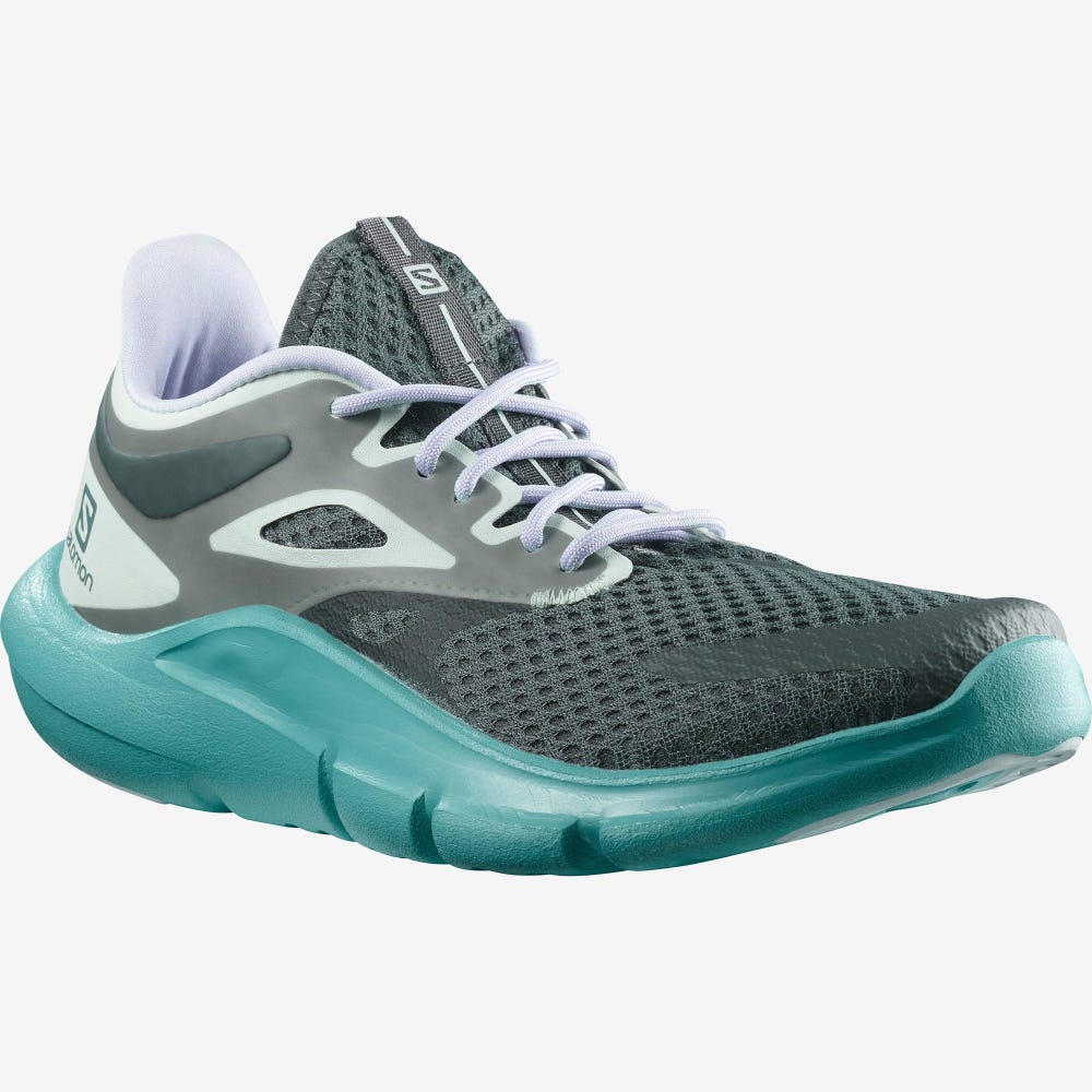 Women's Salomon PREDICT MOD Running Shoes Grey/Purple | XLSP-98425