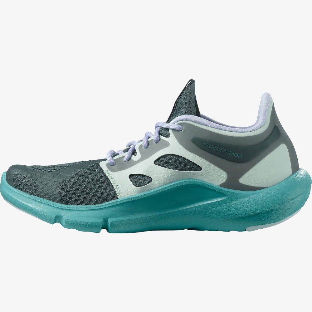 Women's Salomon PREDICT MOD Running Shoes Grey/Purple | XLSP-98425