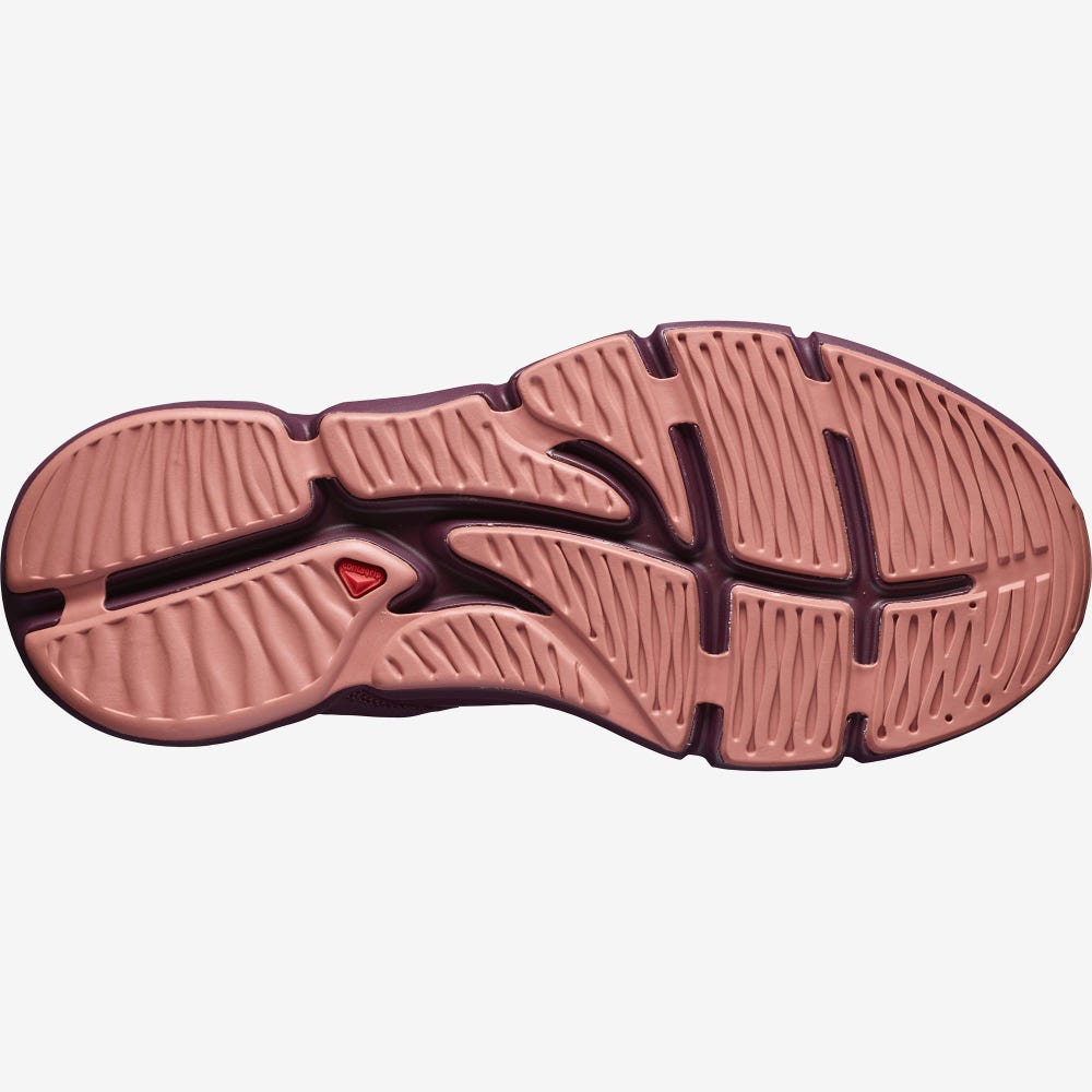 Women's Salomon PREDICT SOC W Running Shoes Purple | SNEL-60798