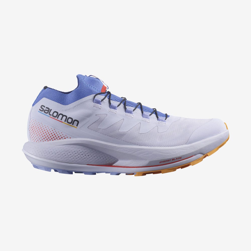 Women\'s Salomon PULSAR TRAIL PRO Trail Running Shoes Purple/Blue/Orange | UTZF-86725