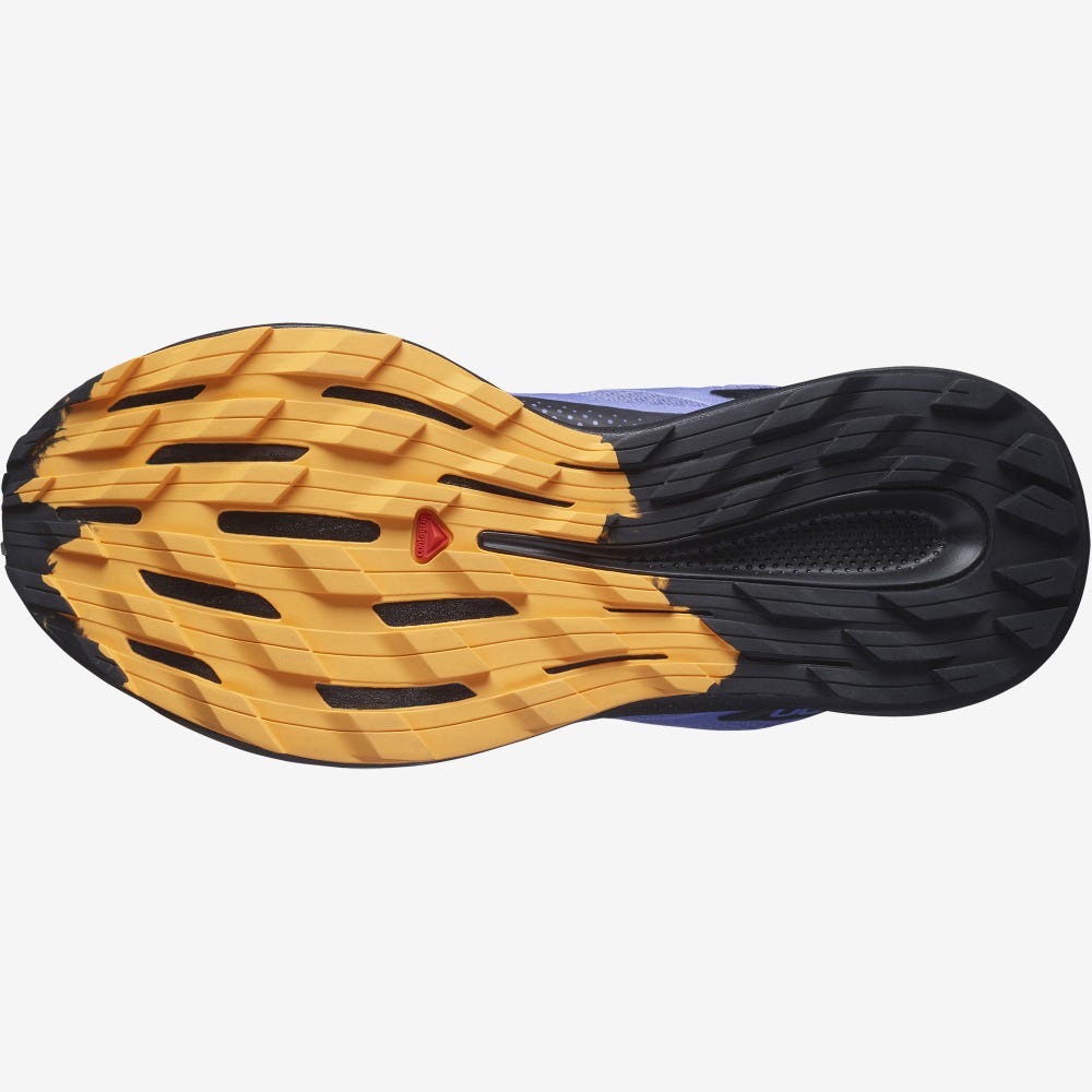 Women's Salomon PULSAR TRAIL Trail Running Shoes Black/Orange | EPZB-09138