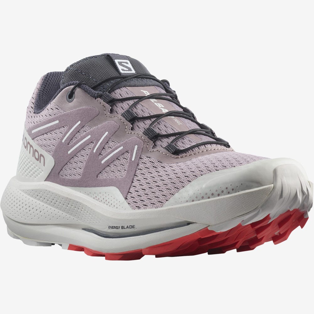 Women's Salomon PULSAR TRAIL Trail Running Shoes Red | ZIHO-05924