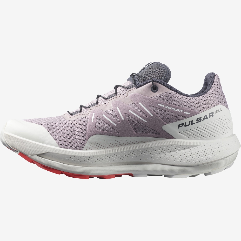 Women's Salomon PULSAR TRAIL Trail Running Shoes Red | ZIHO-05924