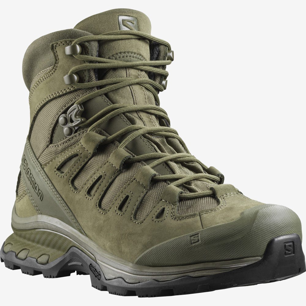 Women's Salomon QUEST 4D FORCES 2 EN Tactical Boots Green | BLSO-01584