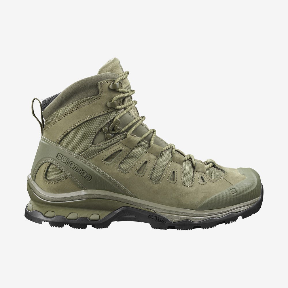 Women\'s Salomon QUEST 4D FORCES 2 EN Tactical Boots Green | BLSO-01584