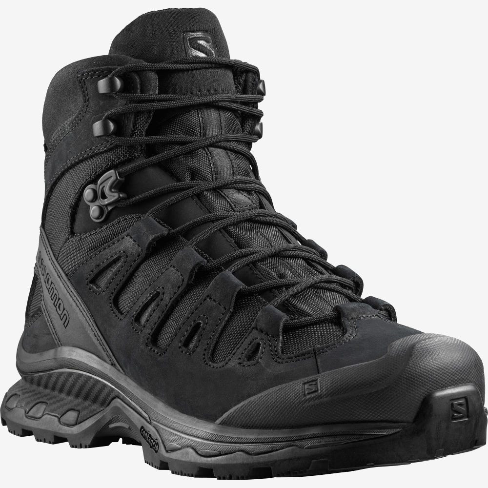 Women's Salomon QUEST 4D FORCES 2 EN Tactical Boots Black | FSLZ-32869