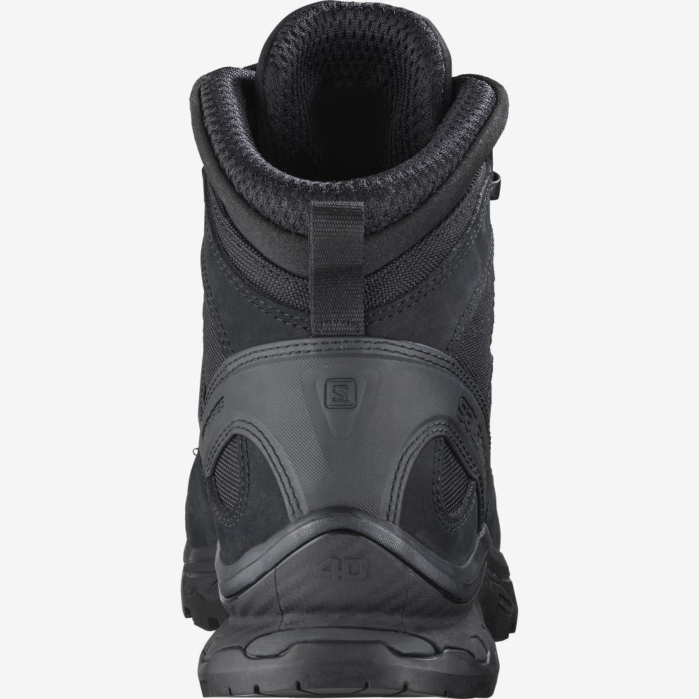 Women's Salomon QUEST 4D FORCES 2 EN Tactical Boots Black | FSLZ-32869
