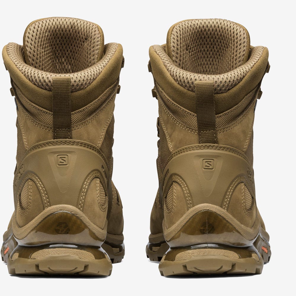 Women's Salomon QUEST 4D GORE-TEX ADVANCED Sneakers Brown | LSQE-26345