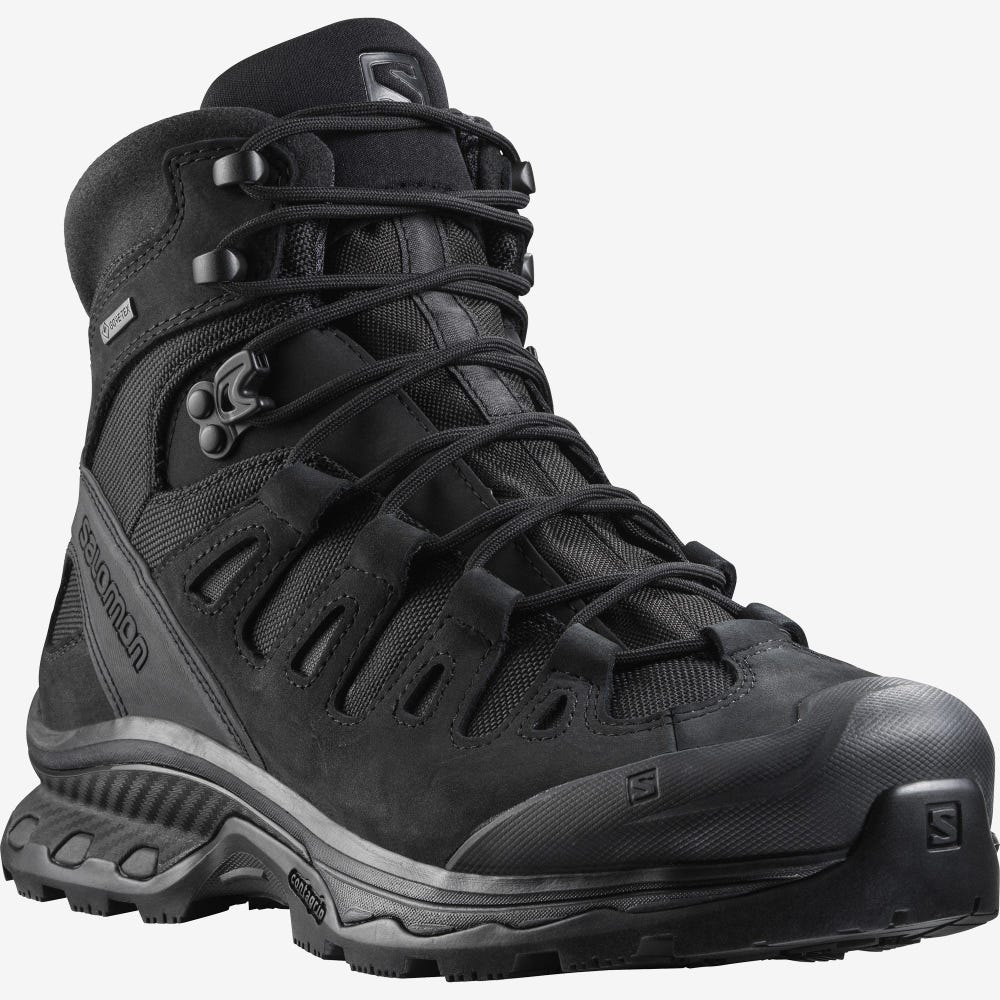 Women's Salomon QUEST 4D GORE-TEX FORCES 2 EN Tactical Boots Black | LHEK-29580