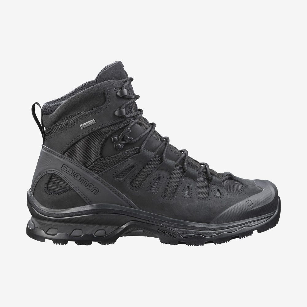 Women\'s Salomon QUEST 4D GORE-TEX FORCES 2 EN Tactical Boots Black | LHEK-29580