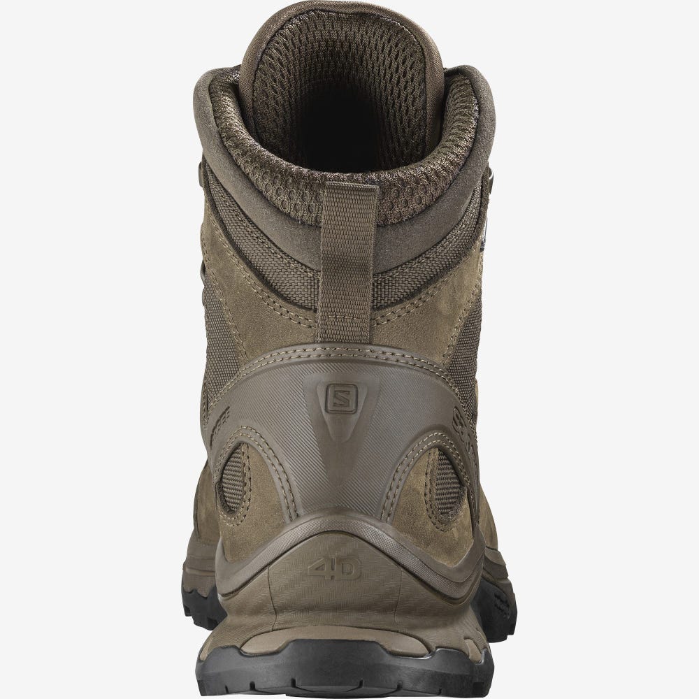 Women's Salomon QUEST 4D GORE-TEX FORCES 2 EN Tactical Boots Brown | YMRO-14275
