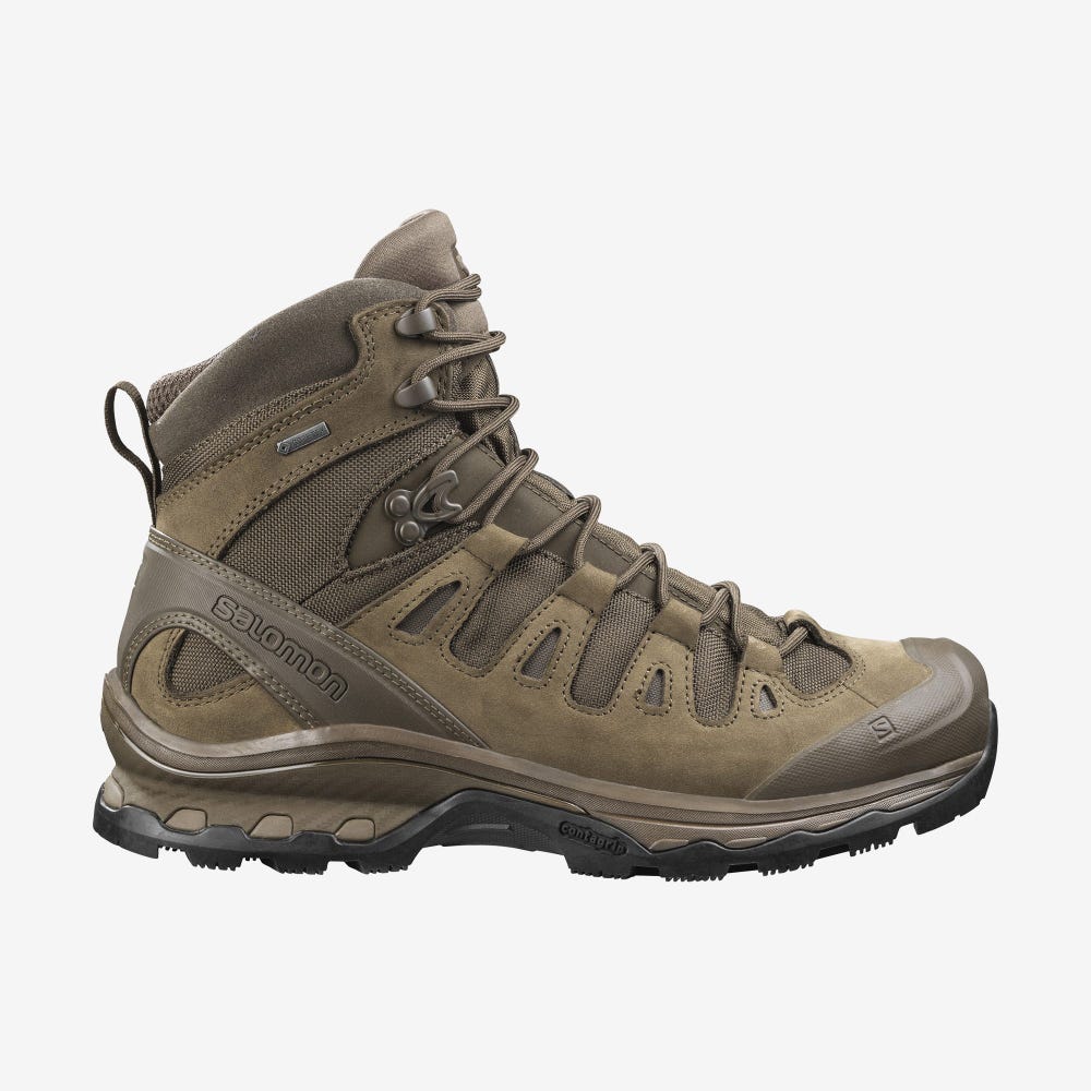 Women\'s Salomon QUEST 4D GORE-TEX FORCES 2 EN Tactical Boots Brown | YMRO-14275