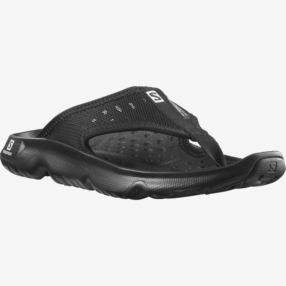 Women's Salomon REELAX BREAK 5.0 Flip Flops Black | BYJN-17294