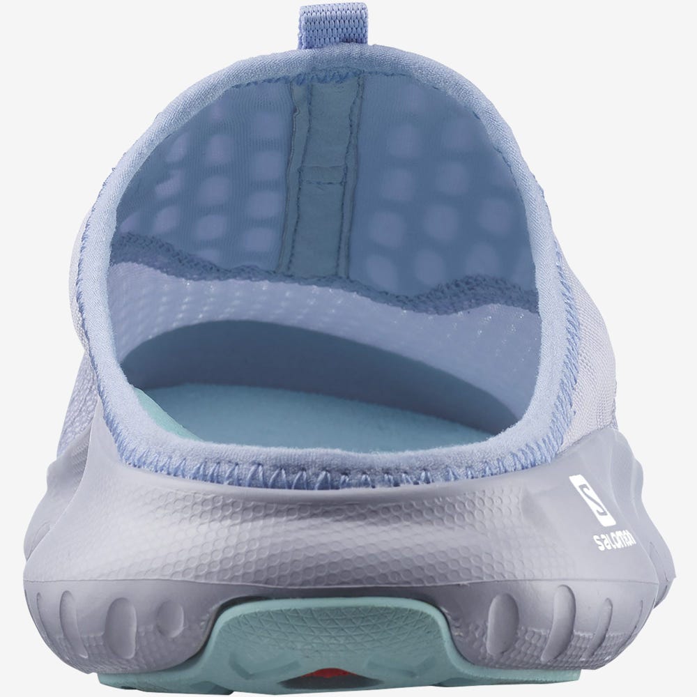 Women's Salomon REELAX SLIDE 5.0 Slippers Purple/Turquoise | ESIR-09765