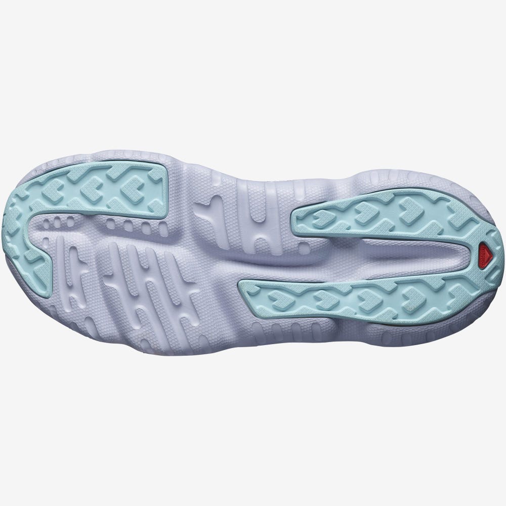 Women's Salomon REELAX SLIDE 5.0 Slippers Purple/Turquoise | ESIR-09765