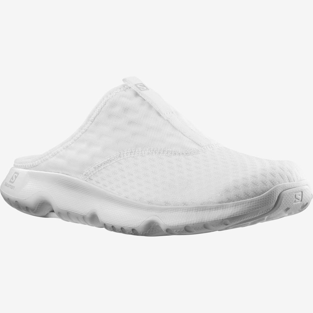 Women's Salomon REELAX SLIDE 5.0 Slippers White | HDYX-69182